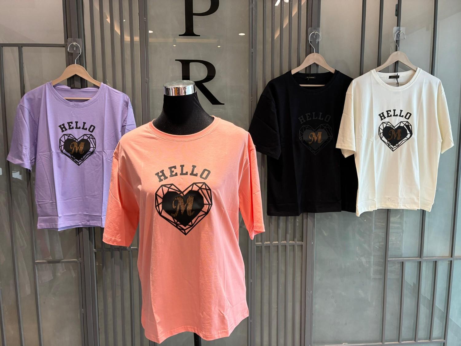 Printed patch cotton tshirts